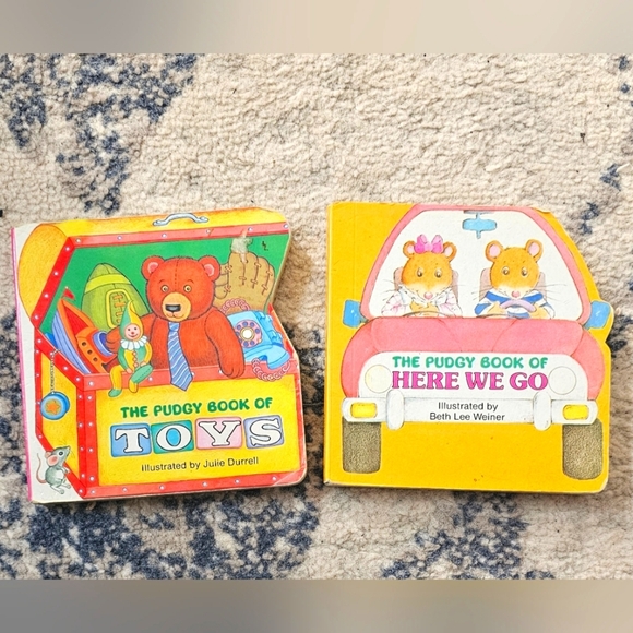 random house Other - The Pudgy Book of Toys and Here We Go Set